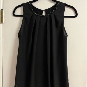 New York & Company Black Sleeveless Top